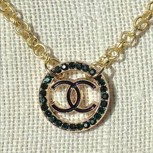 Vintage Designer Button Necklace